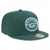Бейсболка Green Bay Packers New Era Green Checkered 59FIFTY Fitted