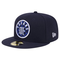 Бейсболка Houston Texans New Era Navy Checkered 59FIFTY