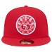 Бейсболка San Francisco 49ers New Era Scarlet Checkered 59FIFTY
