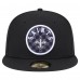 Бейсболка New Orleans Saints New Era Black Checkered 59FIFTY Fitted