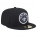 Бейсболка New Orleans Saints New Era Black Checkered 59FIFTY Fitted