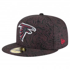 Бейсболка Atlanta Falcons New Era Black Geo 59FIFTY