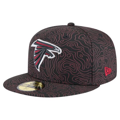 Бейсболка Atlanta Falcons New Era Black Geo 59FIFTY