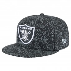Бейсболка Las Vegas Raiders New Era Black Geo 59FIFTY