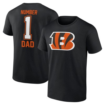 Футболка Cincinnati Bengals Fathers Day #1 Dad - Black