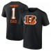 Футболка Cincinnati Bengals Fathers Day #1 Dad - Black Футболка Cincinnati Bengals Fathers Day #1 Dad - Black