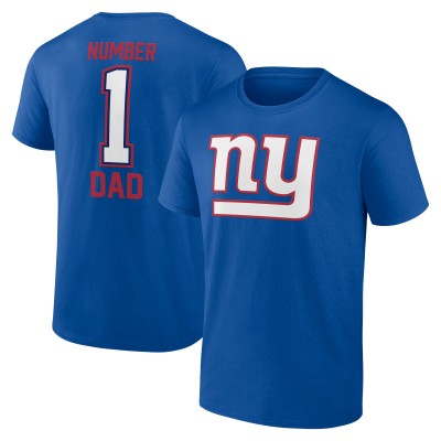 Футболка New York Giants Fathers Day #1 Dad - Royal