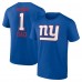 Футболка New York Giants Fathers Day #1 Dad - Royal Футболка New York Giants Fathers Day #1 Dad - Royal