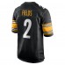 Игровая джерси Justin Fields Pittsburgh Steelers Nike Game Player - Black