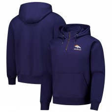 Толстовка Unisex Denver Broncos Dunbrooke Navy Defender Quarter-Zip