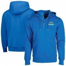 Unisex Los Angeles Chargers Dunbrooke Powder Blue Defender Quarter-Zip Hoodie