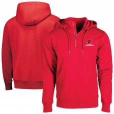 Unisex Arizona Cardinals Dunbrooke Cardinal Defender Quarter-Zip Hoodie