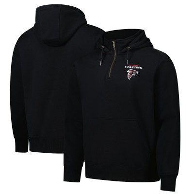 Толстовка на короткой молнии Unisex Atlanta Falcons Dunbrooke Black Defender