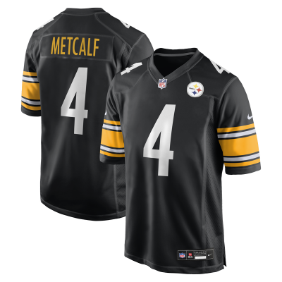 Джерси Pittsburgh Steelers DK Metcalf Nike Black Game