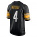 Джерси Pittsburgh Steelers DK Metcalf Nike Black Game Player