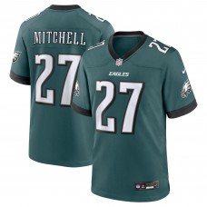 Игровая джерси Quinyon Mitchell Philadelphia Eagles Nike 2024 NFL Draft First Round Pick Player Game - Midnight Green