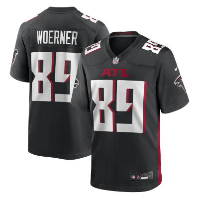 Джерси Atlanta Falcons Charlie Woerner Nike Black Game