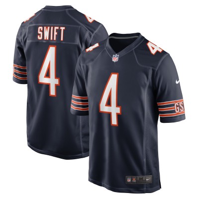 Игровая джерси DAndre Swift Chicago Bears Nike  Game -  Navy