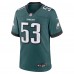 Игровая джерси Zach Baun Philadelphia Eagles Nike  Game - Midnight Green