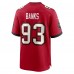 Игровая джерси Eric Banks Tampa Bay Buccaneers Nike  Game -  Red