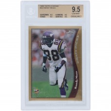 Randy Moss Minnesota Vikings 1998 Topps Chrome #35 BGS Authenticated 9.5 Rookie Card - 9.5,9.5,9.5,9.5 Subgrades