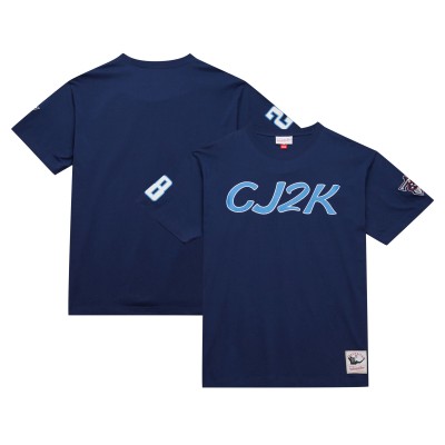 Футболка Chris Johnson Tennessee Titans Mitchell & Ness Retired Player Nickname - Navy