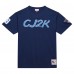 Футболка Chris Johnson Tennessee Titans Mitchell & Ness Retired Player Nickname - Navy