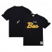 Pittsburgh Steelers Jerome Bettis Mitchell & Ness Black Retired Player Nickname T-Shirt