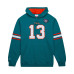 Толстовка Miami Dolphins Dan Marino Mitchell & Ness Aqua Retired Player Name & Number