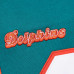 Толстовка Miami Dolphins Dan Marino Mitchell & Ness Aqua Retired Player Name & Number