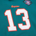 Толстовка Miami Dolphins Dan Marino Mitchell & Ness Aqua Retired Player Name & Number