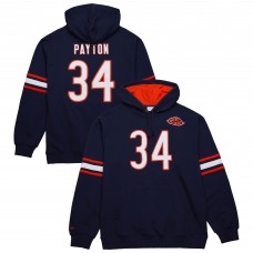 Толстовка Chicago Bears Walter Payton Mitchell & Ness Navy Retired Player Name & Number