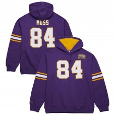 Толстовка Randy Moss Minnesota Vikings Mitchell & Ness   Retired Player Name & Number - Purple