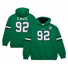 Толстовка Reggie White Philadelphia Eagles Mitchell & Ness   Retired Player Name & Number - Kelly Green