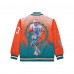 Miami Dolphins Dan Marino Mitchell & Ness Aqua Retired Player Graphic Full-Zip Satin Jacket