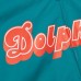 Miami Dolphins Dan Marino Mitchell & Ness Aqua Retired Player Graphic Full-Zip Satin Jacket