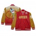 San Francisco 49ers Jerry Rice Mitchell & Ness Scarlet Retired Player Graphic Full-Zip Satin Jacket