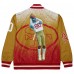 San Francisco 49ers Jerry Rice Mitchell & Ness Scarlet Retired Player Graphic Full-Zip Satin Jacket