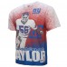 New York Giants Lawrence Taylor Mitchell & Ness Gray Burst Retired Player T-Shirt