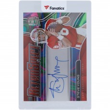 Steve Young San Francisco 49ers Autographed 2021 Panini Spectra Psychedelic #RS-SY #3/4 Card