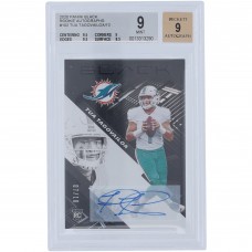 Tua Tagovailoa Miami Dolphins Autographed 2020 Panini Black #102 #7/10 BGS Authenticated 9/9 Rookie Card - 9.5,9,9.5,8.5 Subgrades