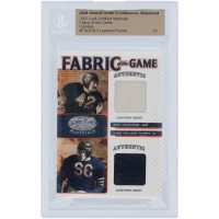 Sid Luckman & Clyde Turner Chicago Bears 2007 Leaf Certified Materials Dual Game-Used Relic #FOGCB-13 #1/1 BGS Authenticated Card