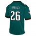 Подростковая Philadelphia Eagles Saquon Barkley Nike Green Game Jersey
