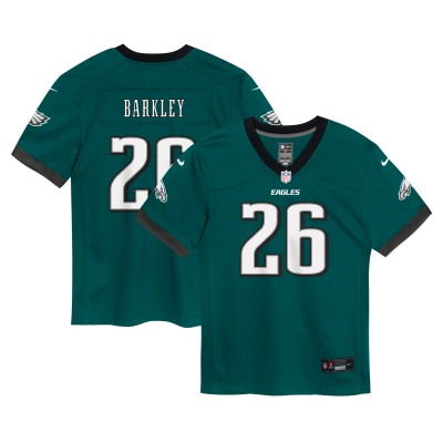 Toddler Philadelphia Eagles Saquon Barkley Nike Midnight Green Game Jersey