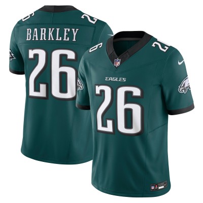 Игровая джерси Saquon Barkley Philadelphia Eagles Nike Vapor F.U.S.E. Limited - Midnight Green