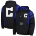 Indianapolis Colts Starter Black Half-Zip Hoodie Jacket