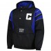 Indianapolis Colts Starter Black Half-Zip Hoodie Jacket