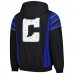 Indianapolis Colts Starter Black Half-Zip Hoodie Jacket