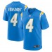 Игровая джерси Gus Edwards Los Angeles Chargers Nike  Game -  Powder Blue