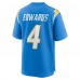 Игровая джерси Gus Edwards Los Angeles Chargers Nike  Game -  Powder Blue